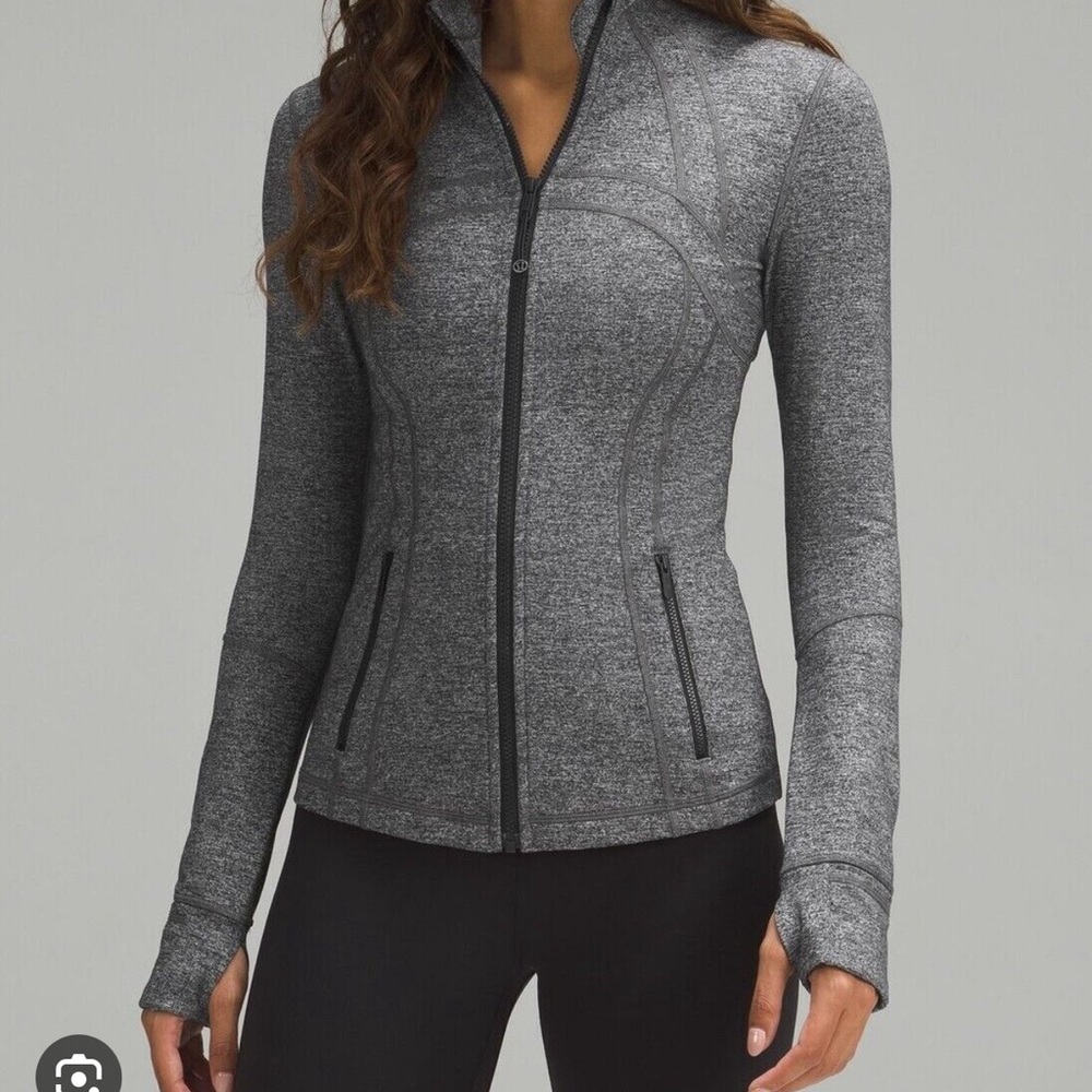 Lululemon Define Jacket Gray Nile SIZE 6
